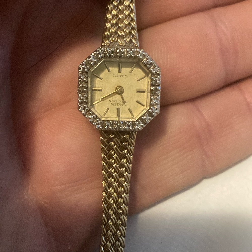 Elegant Gold and Silver Women's Watch